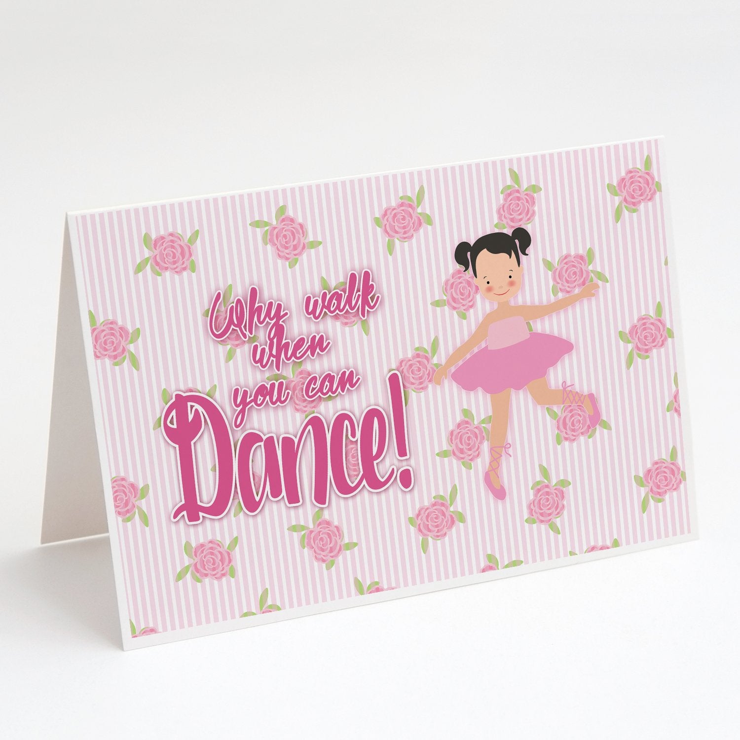 Buy this Ballet Pigtails Greeting Cards and Envelopes Pack of 8