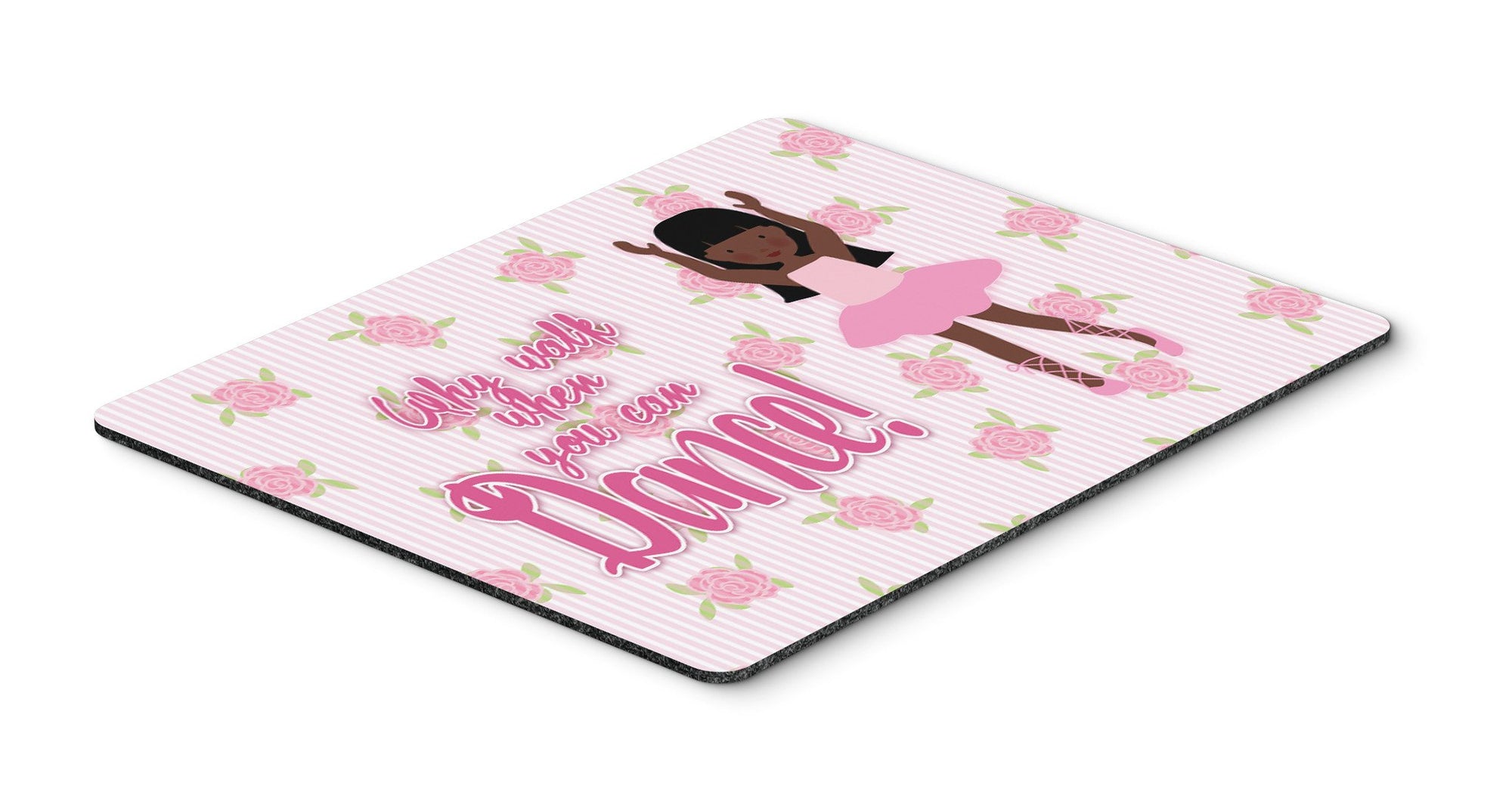 Ballet Long Hair African American Mouse Pad, Hot Pad or Trivet BB5389MP by Caroline's Treasures