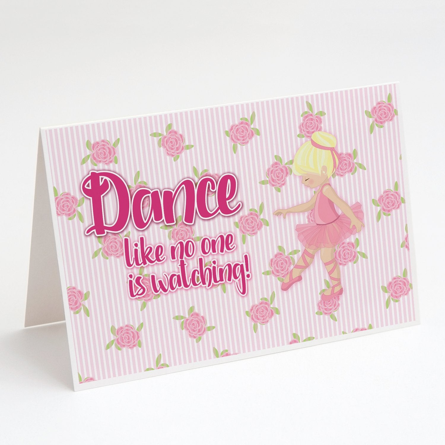 Buy this Ballet Dance Blonde Greeting Cards and Envelopes Pack of 8