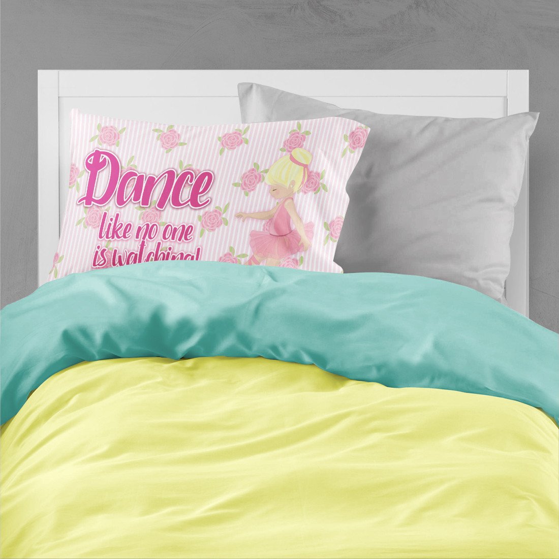 Ballet Dance Blonde Fabric Standard Pillowcase BB5391PILLOWCASE by Caroline's Treasures