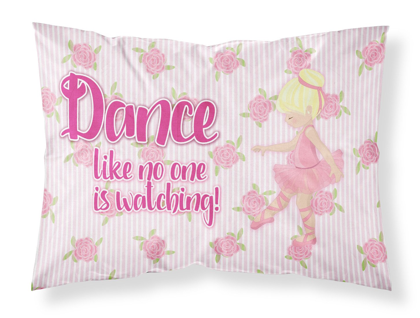 Ballet Dance Blonde Fabric Standard Pillowcase BB5391PILLOWCASE by Caroline's Treasures