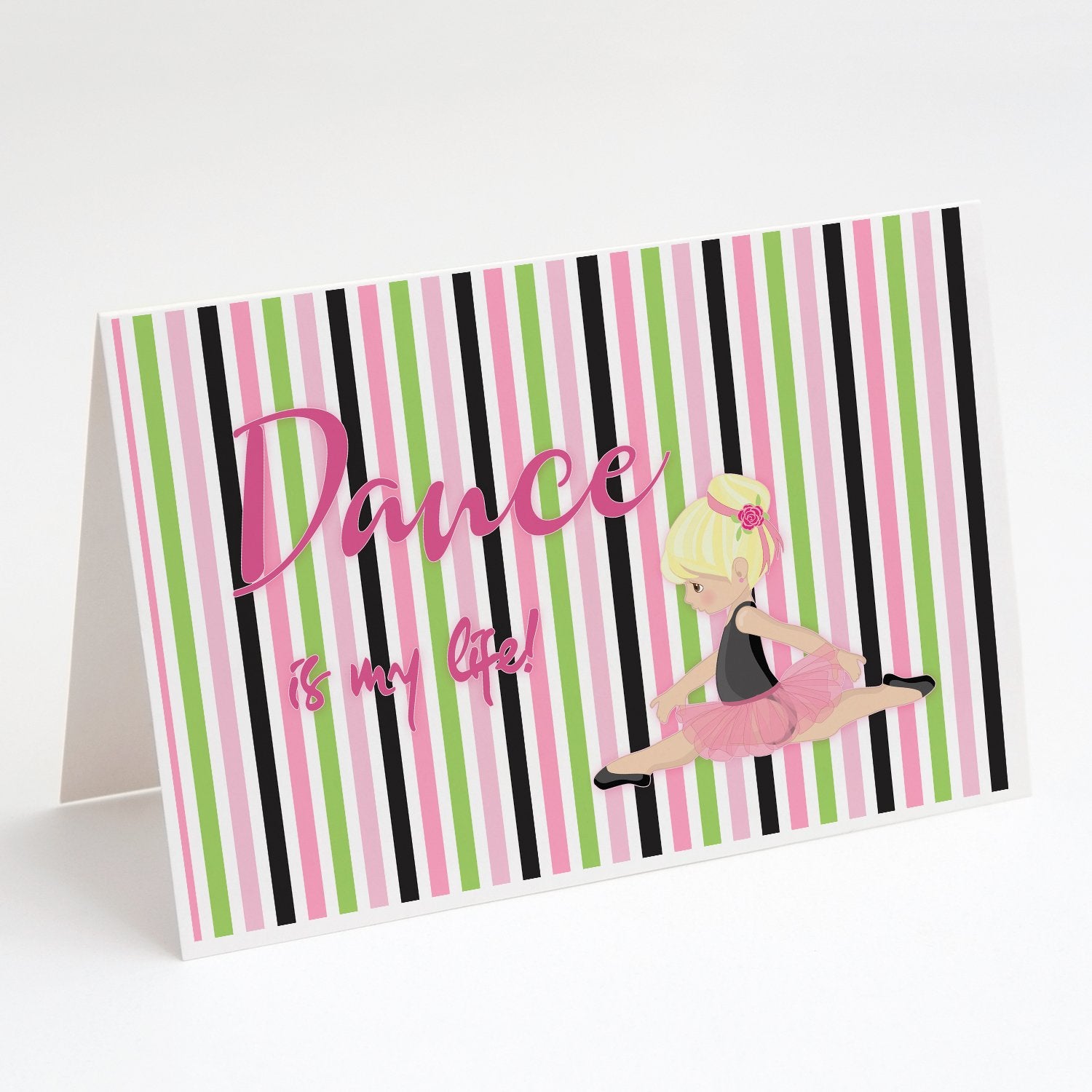 Buy this Ballet Dance is my Life Blonde Greeting Cards and Envelopes Pack of 8