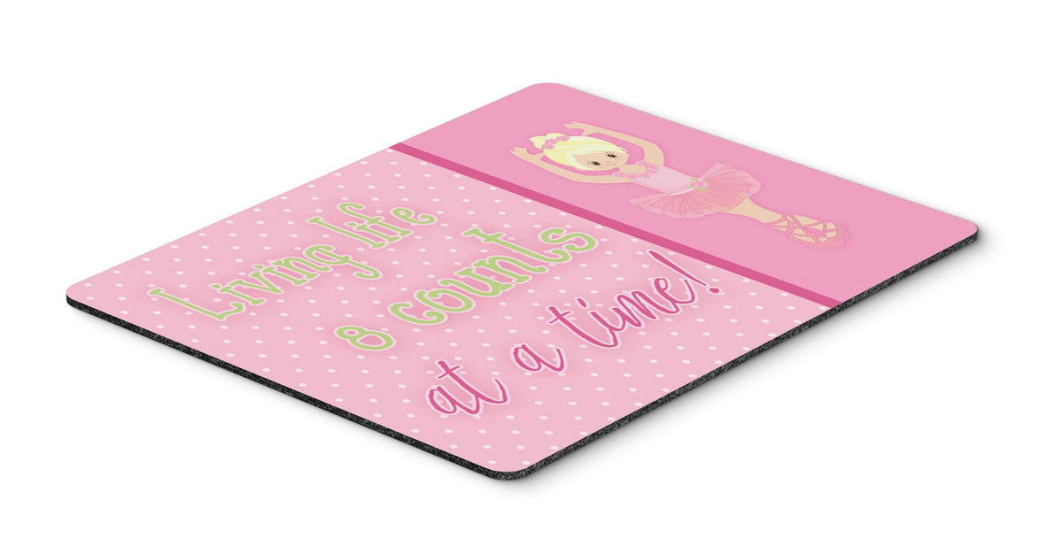 Ballet in 8 Counts Blonde Mouse Pad, Hot Pad or Trivet BB5397MP by Caroline&#39;s Treasures