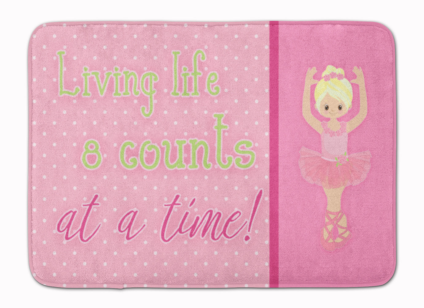 Ballet in 8 Counts Blonde Machine Washable Memory Foam Mat BB5397RUG - the-store.com