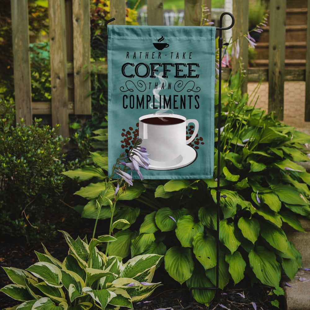 Rather have Coffee Sign Flag Garden Size BB5402GF  the-store.com.