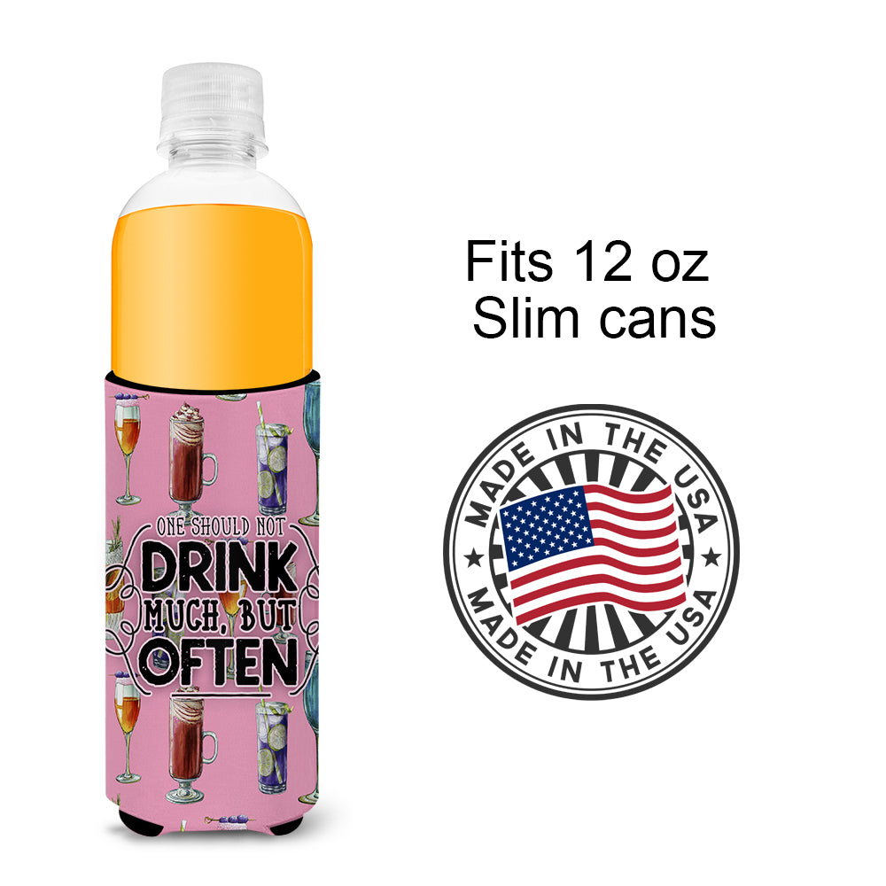 Coctails Drink Often Sign  Ultra Hugger for slim cans BB5408MUK