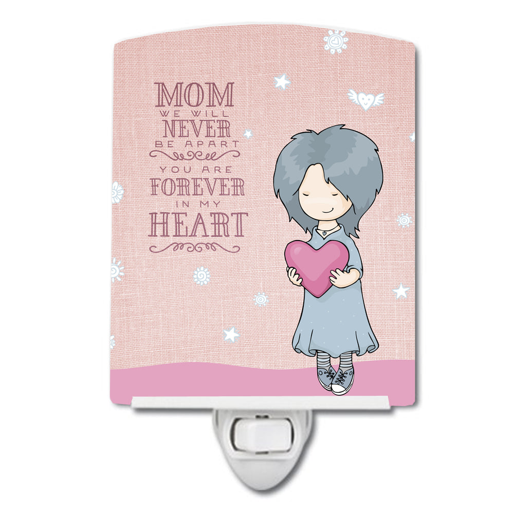 Mom Forever in My Heart Ceramic Night Light BB5415CNL - the-store.com