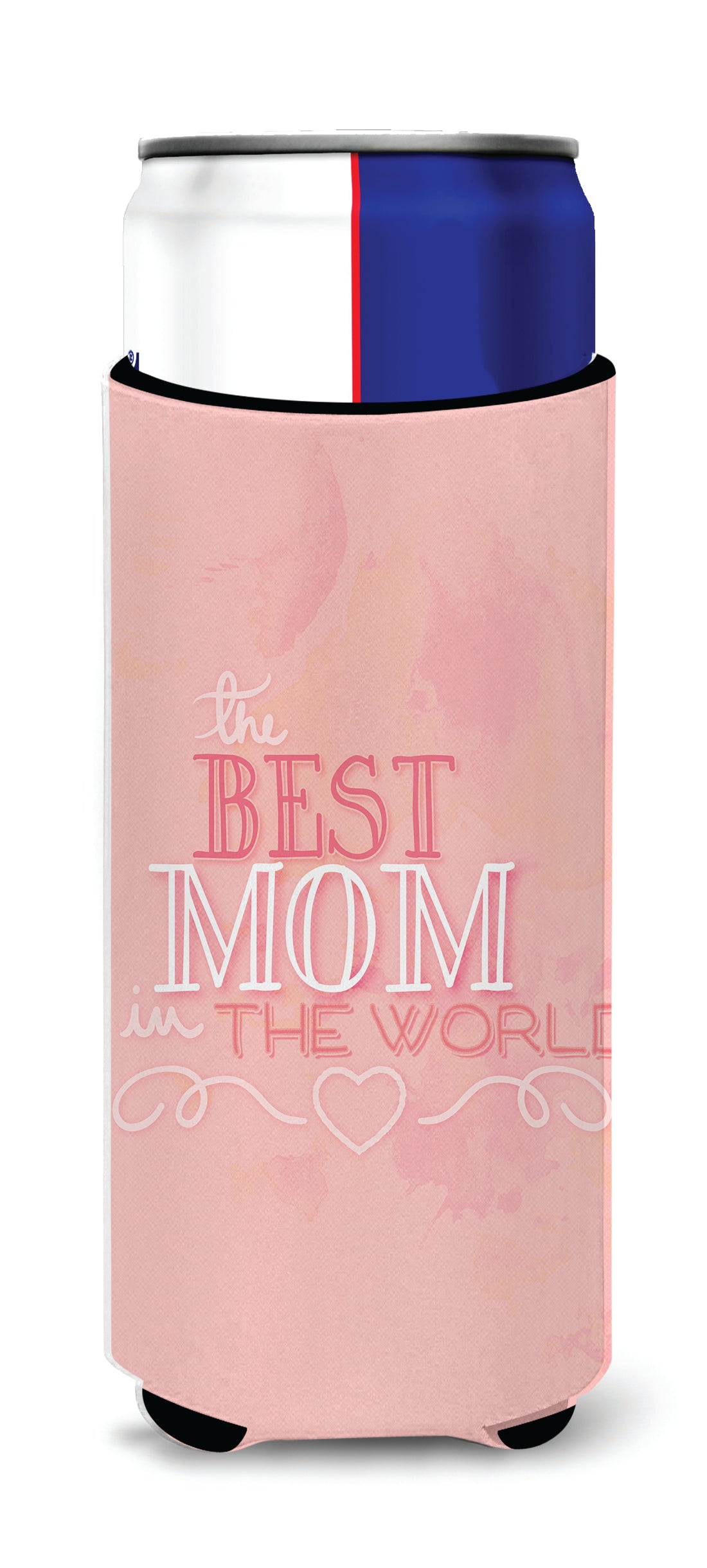 The Best Mom in the World Pink  Ultra Hugger for slim cans BB5419MUK