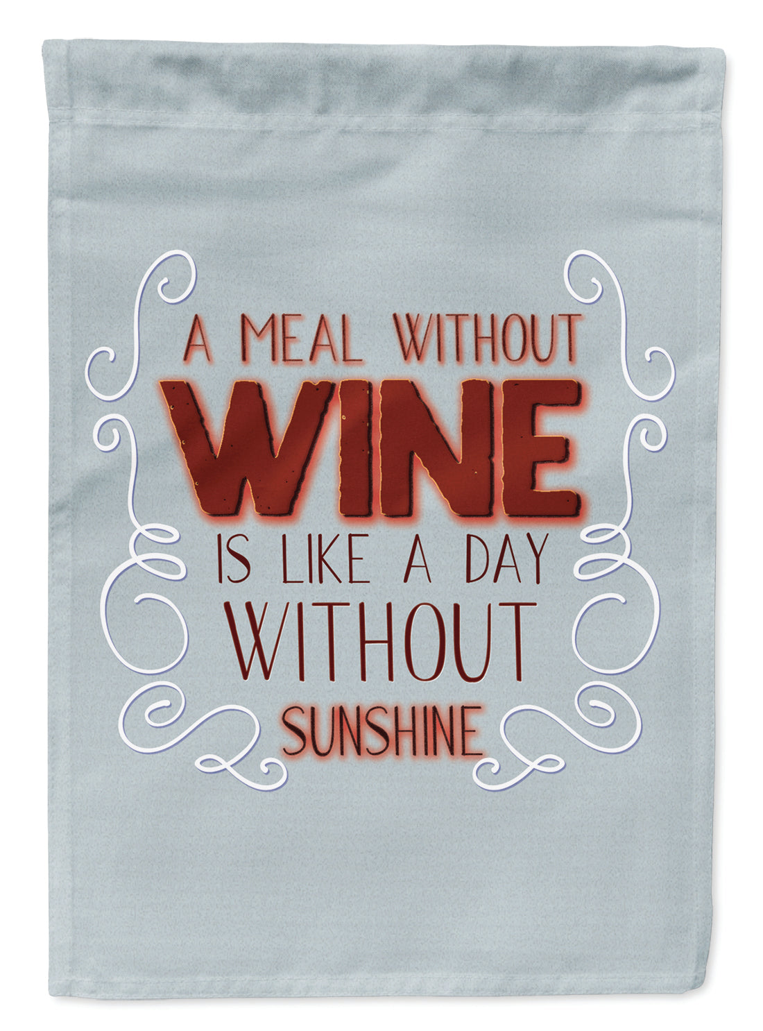 A Meal Without Wine Flag Garden Size BB5424GF  the-store.com.