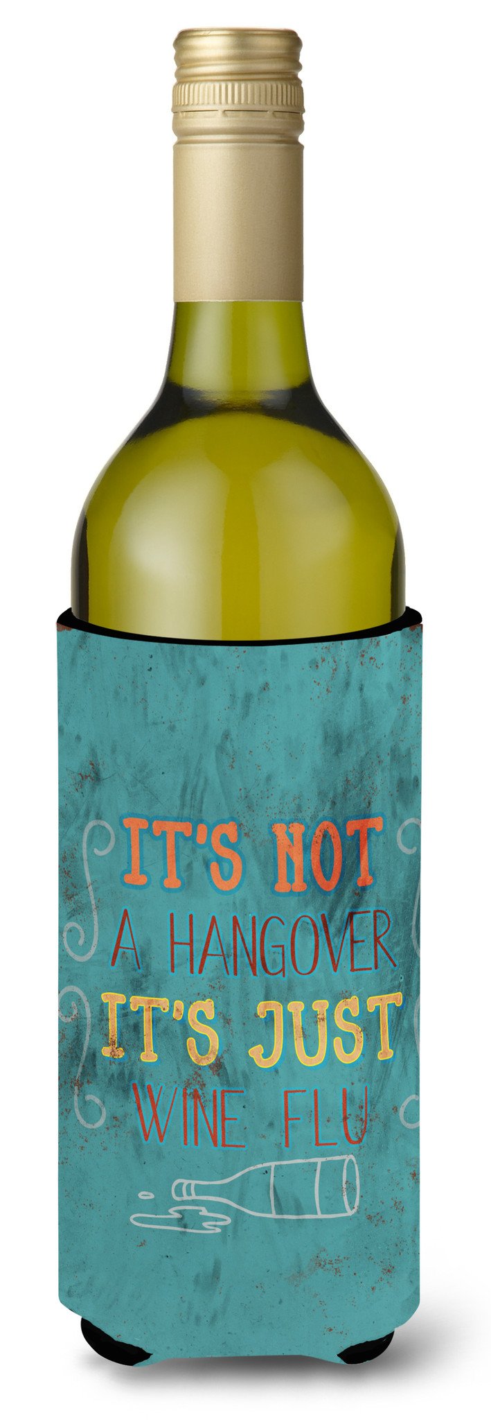 Wine Flu Wine Bottle Beverge Insulator Hugger BB5426LITERK by Caroline&#39;s Treasures