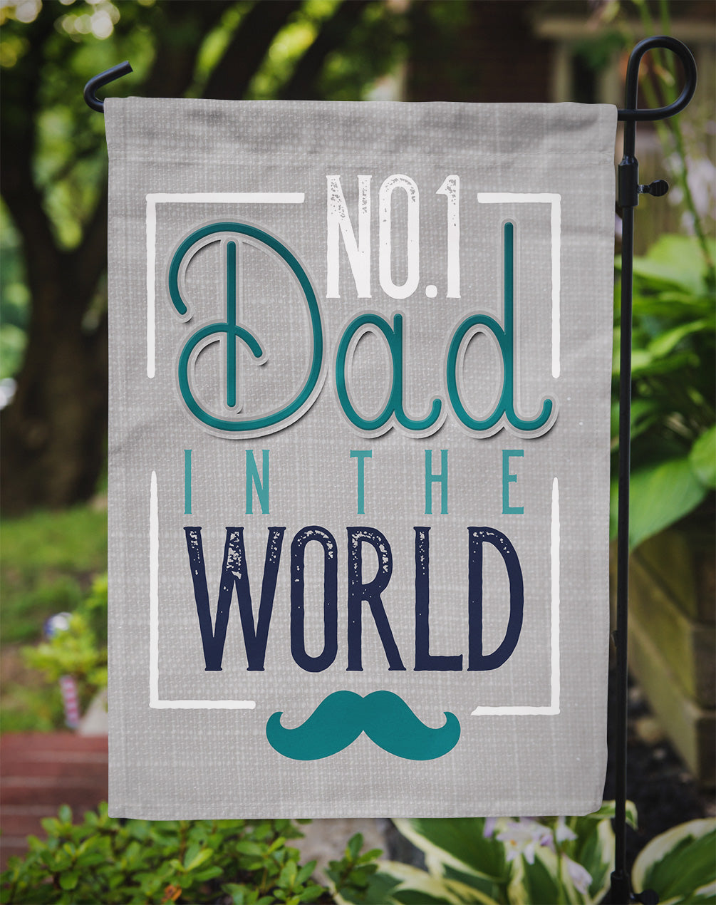 No 1 Dad in the World Flag Garden Size BB5427GF  the-store.com.
