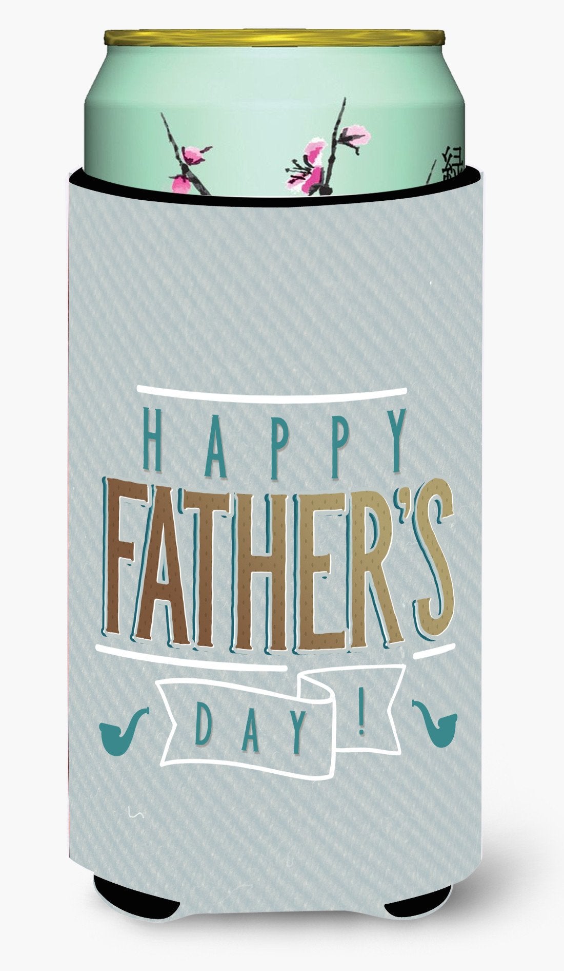 Happy Father's Day Tall Boy Beverage Insulator Hugger BB5429TBC by Caroline's Treasures
