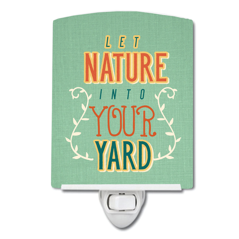 Let Nature into Your Yard Ceramic Night Light BB5433CNL - the-store.com