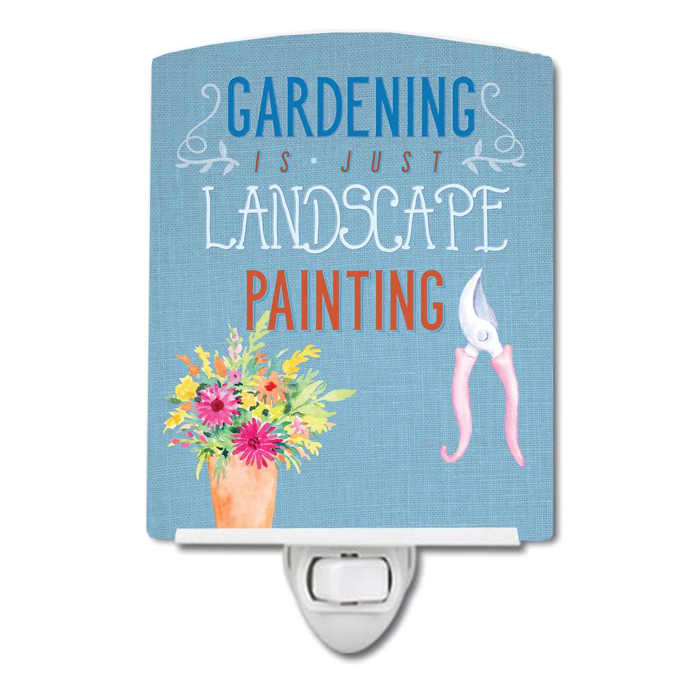 Gardening is Landscape Painting Ceramic Night Light BB5434CNL - the-store.com