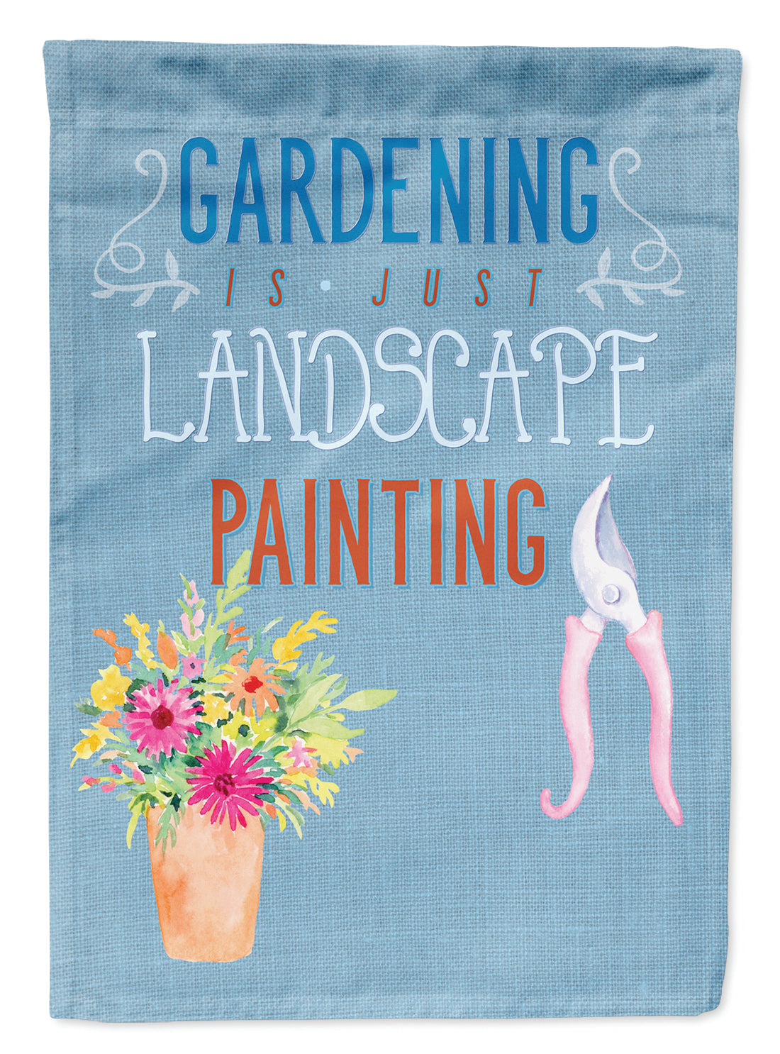Gardening is Landscape Painting Flag Garden Size BB5434GF  the-store.com.