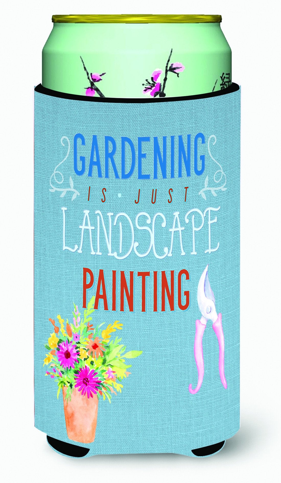 Gardening is Landscape Painting Tall Boy Beverage Insulator Hugger BB5434TBC by Caroline&#39;s Treasures