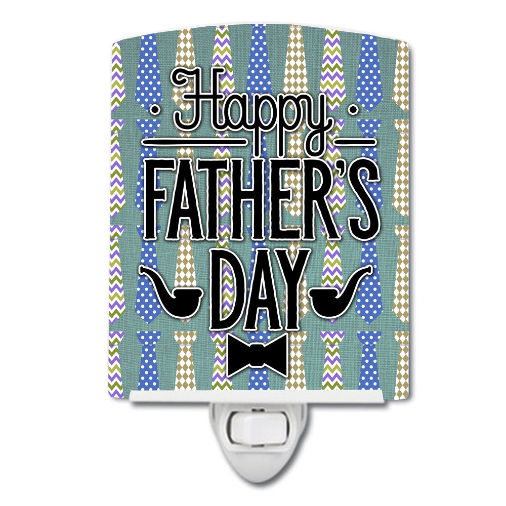 Happy Father&#39;s Day Neckties Ceramic Night Light BB5437CNL - the-store.com