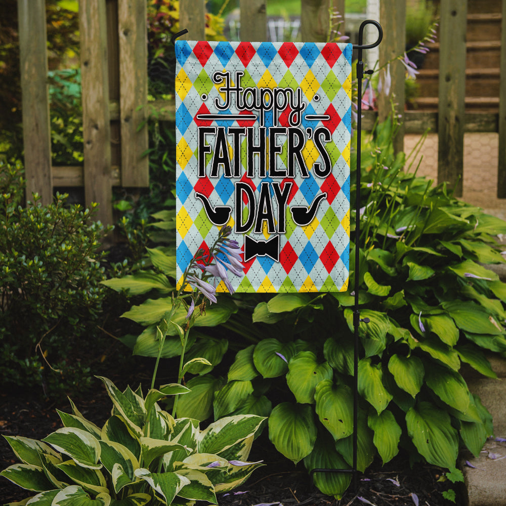 Happy Father's Day Argyle Flag Jardin Taille BB5439GF