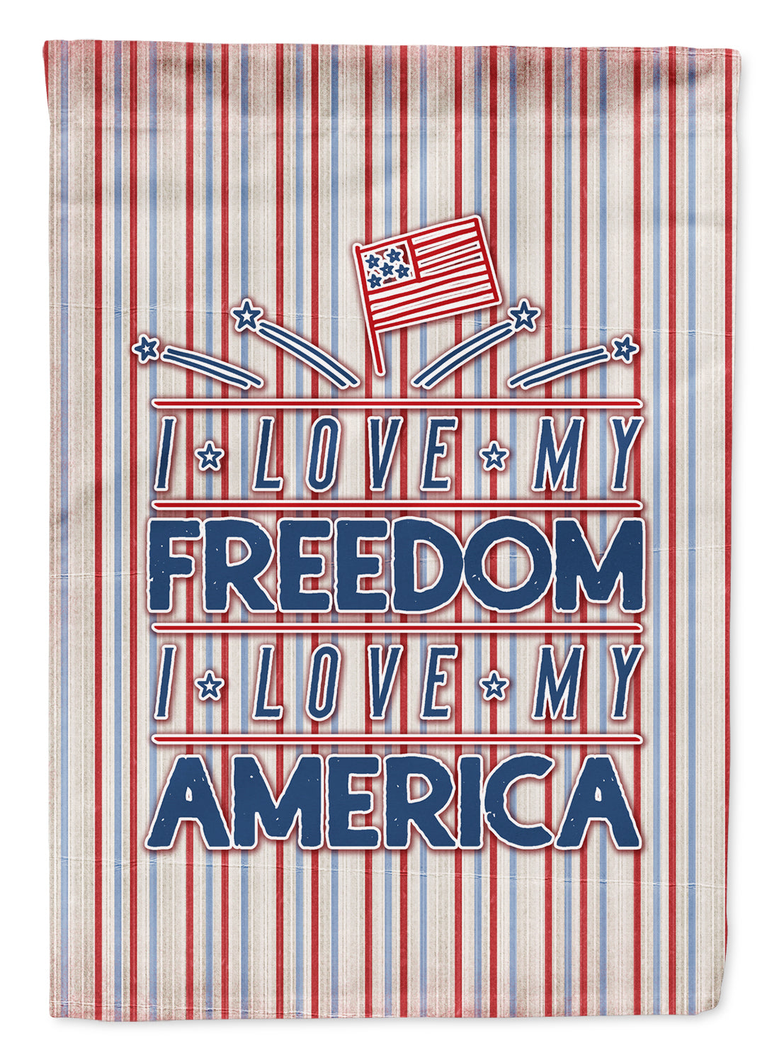 Freedom I Love America Flag Garden Size BB5444GF