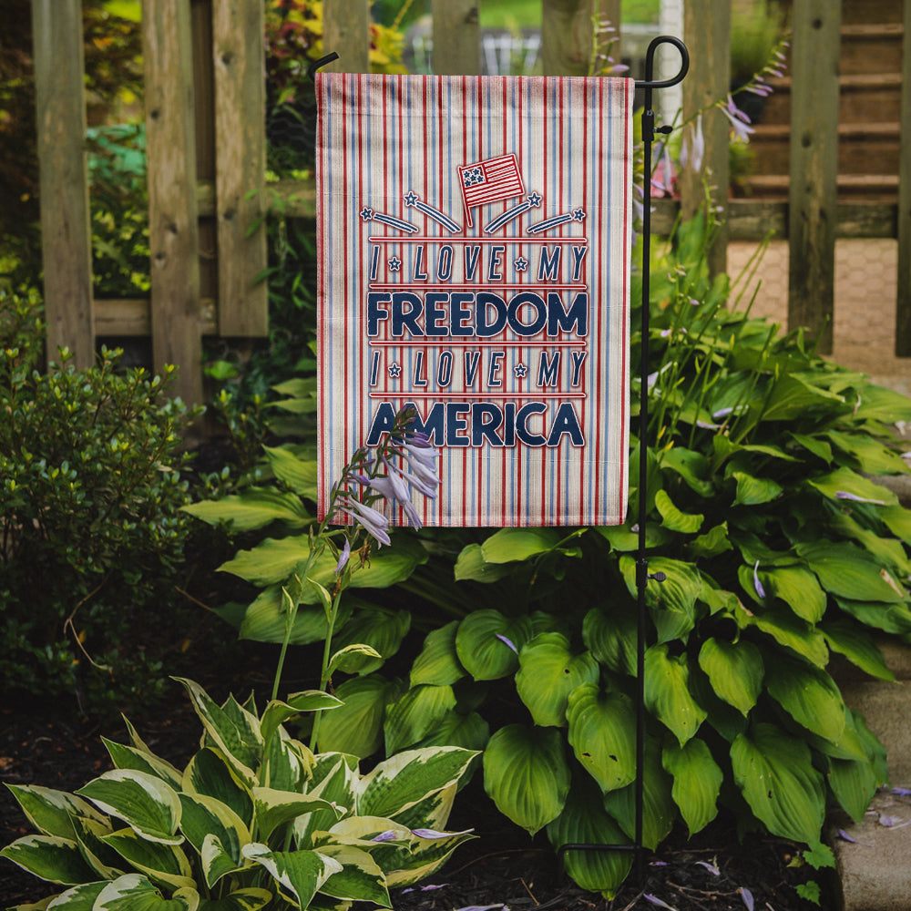 Freedom I Love America Drapeau Jardin Taille BB5444GF
