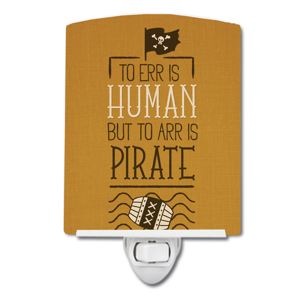 To Err is Human to Arr is Pirate Ceramic Night Light BB5449CNL - the-store.com