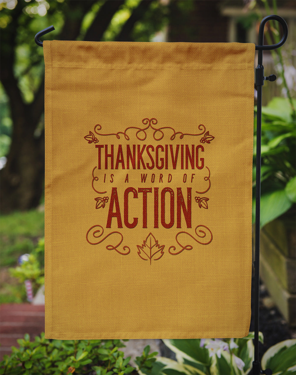 Thanksgiving est un drapeau d'action Taille de jardin BB5458GF