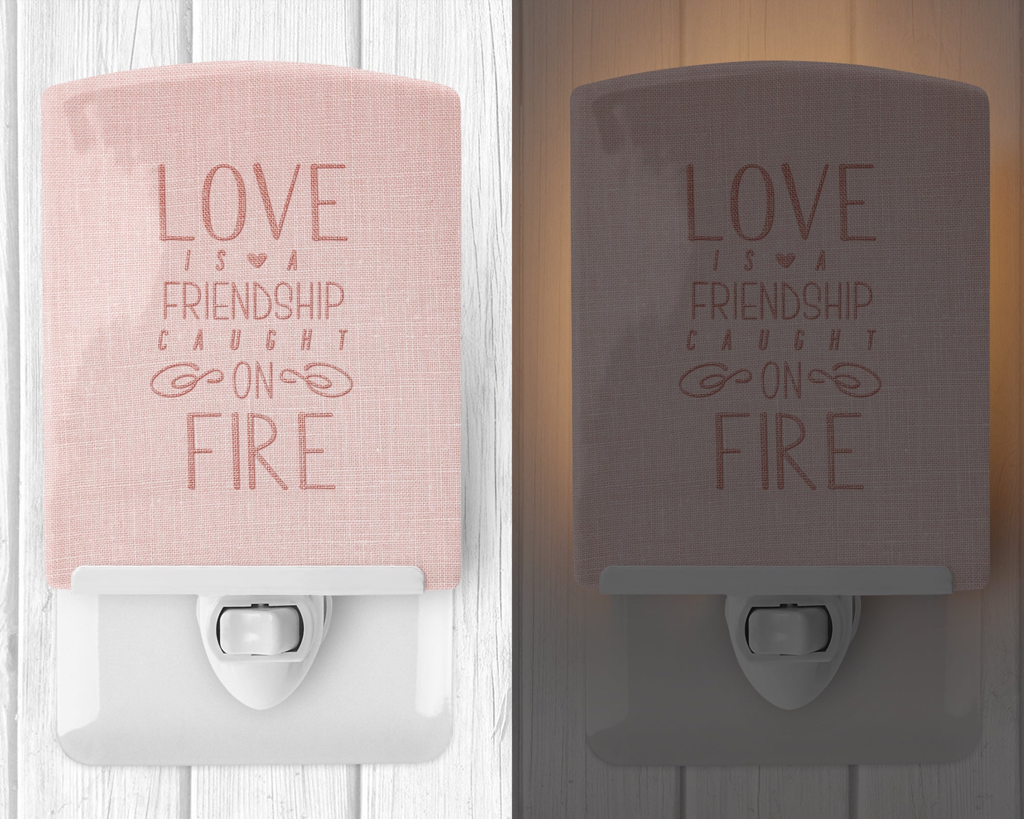 Love is a Friendship Ceramic Night Light BB5459CNL - the-store.com