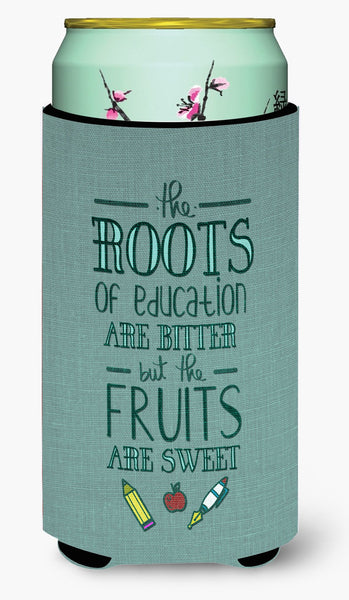Education Fruits are Sweet Teacher Tall Boy Beverage Insulator Hugger BB5474TBC by Caroline's Treasures