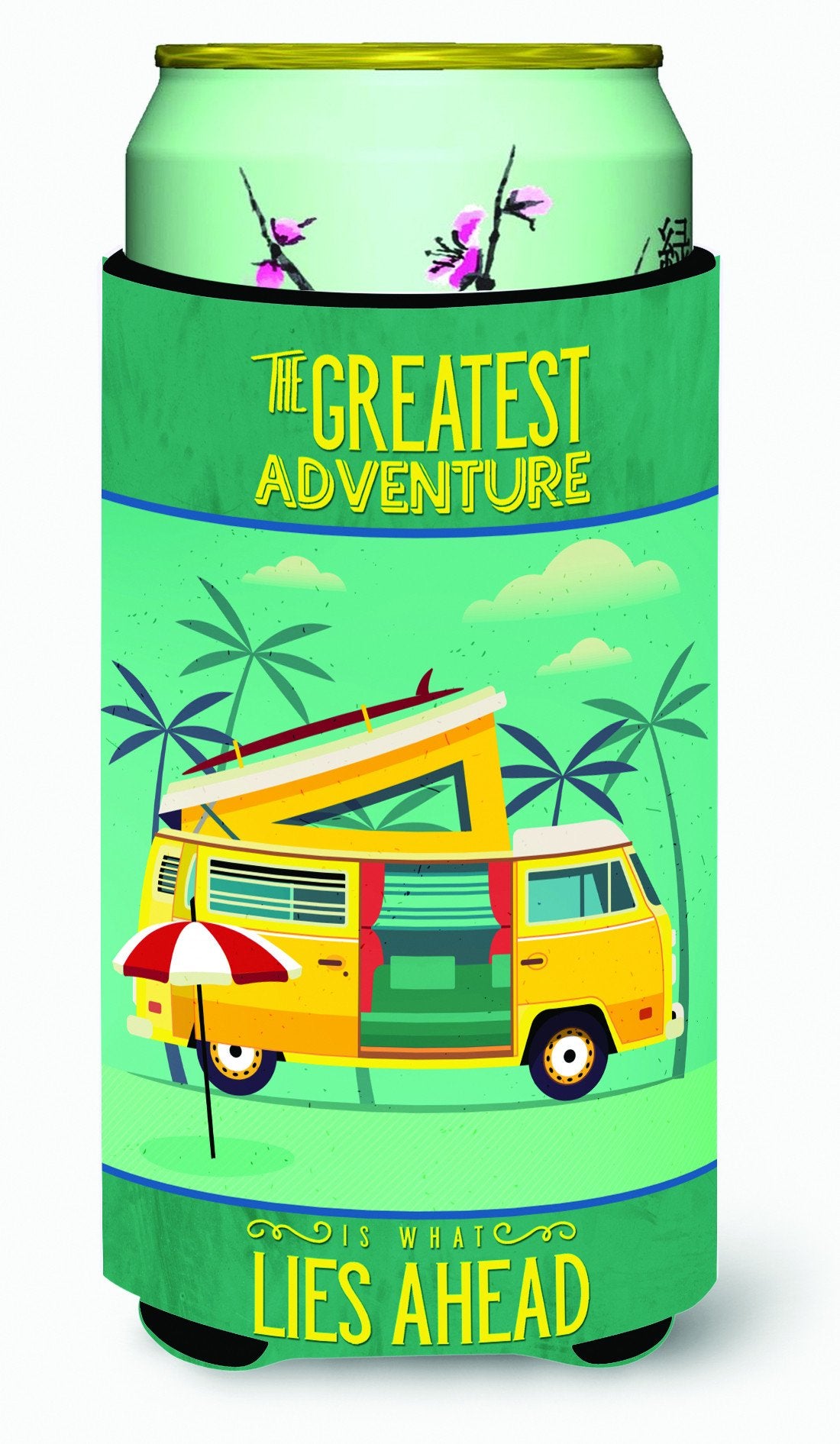 Greatest Adventure Camper Van Tall Boy Beverage Insulator Hugger BB5477TBC by Caroline's Treasures