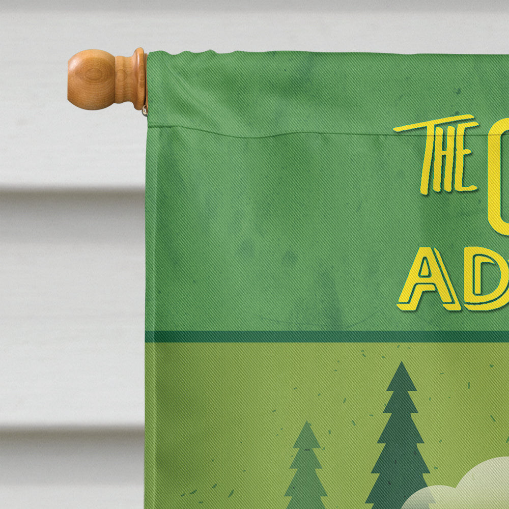 Greatest Adventure Retro Camper Flag Canvas House Size BB5478CHF  the-store.com.