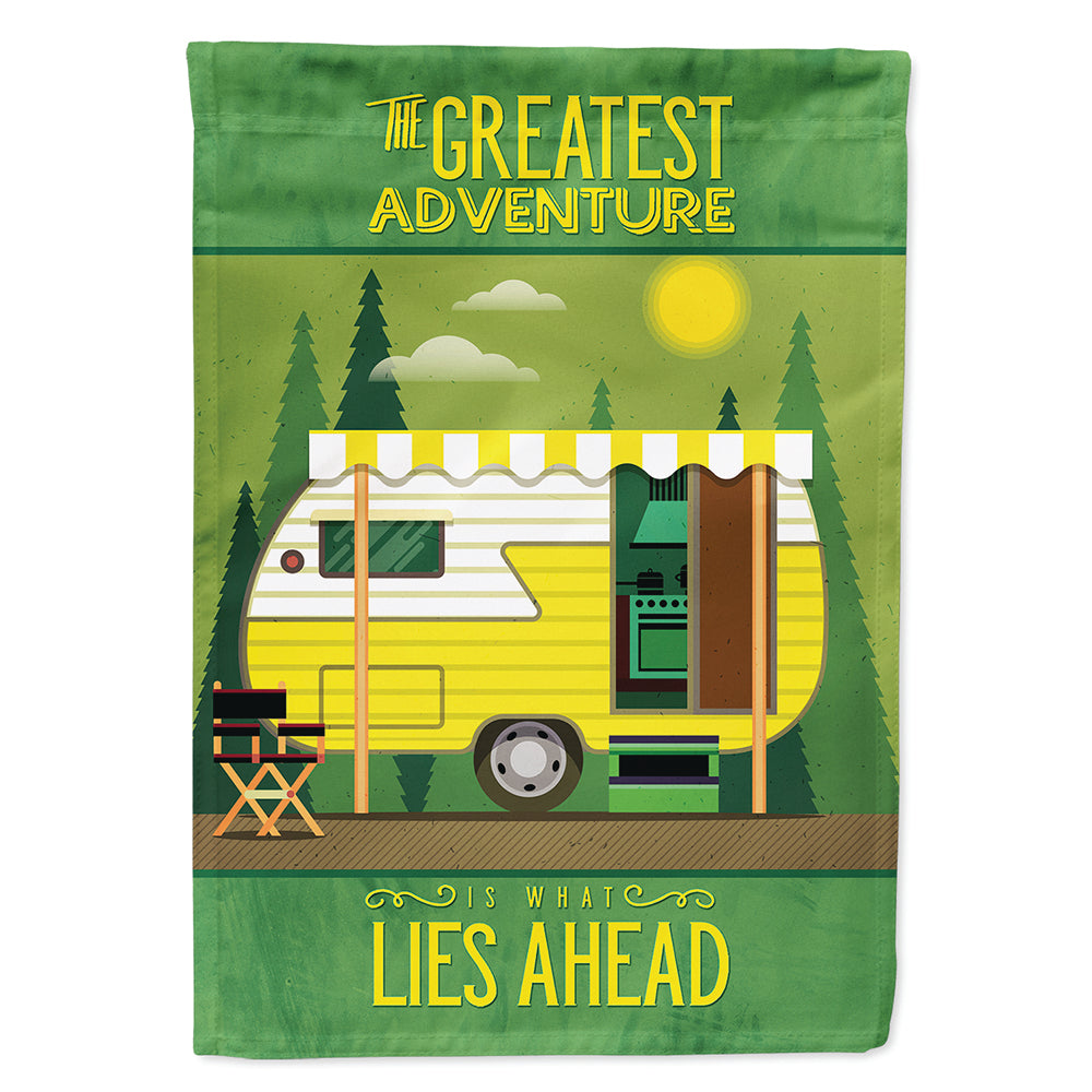 Greatest Adventure Retro Camper Flag Canvas House Size BB5478CHF