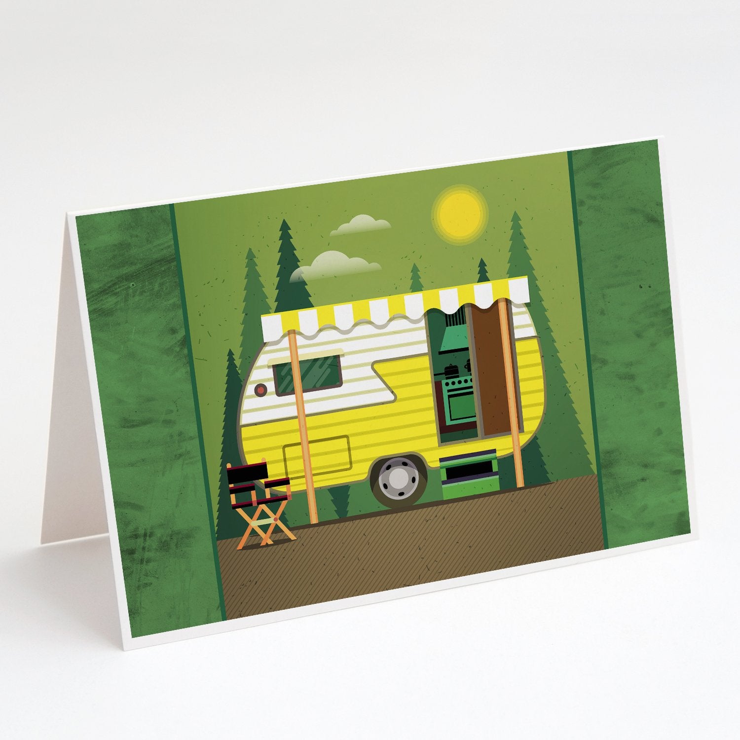 Buy this Greatest Adventure Retro Camper Greeting Cards and Envelopes Pack of 8