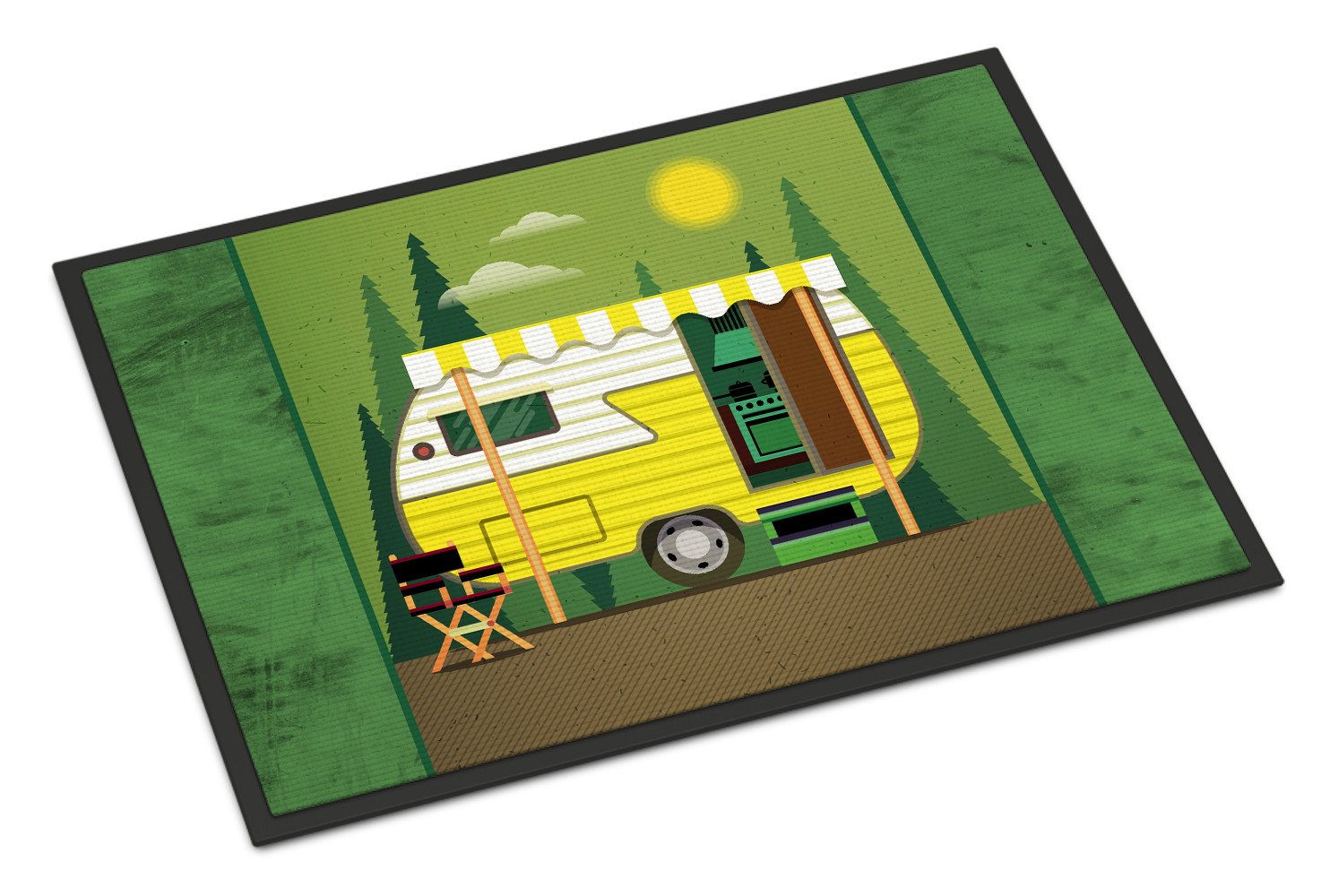 Greatest Adventure Retro Camper Indoor or Outdoor Mat 24x36 BB5478JMAT by Caroline's Treasures