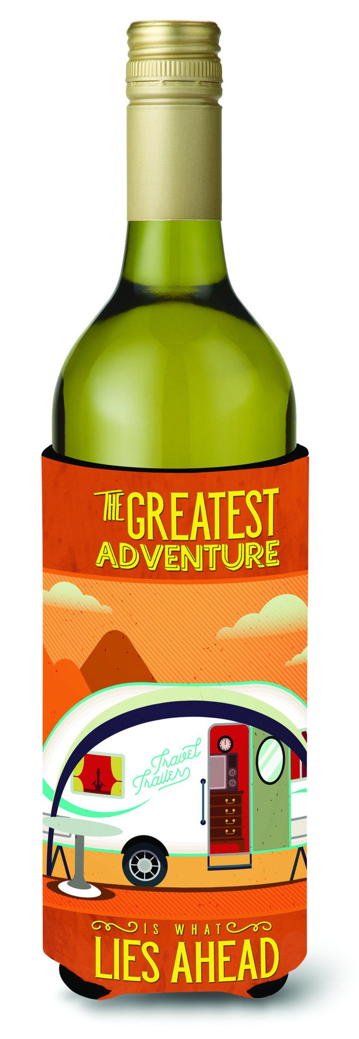 Greatest Adventure New Camper Wine Bottle Beverge Insulator Hugger BB5480LITERK by Caroline&#39;s Treasures