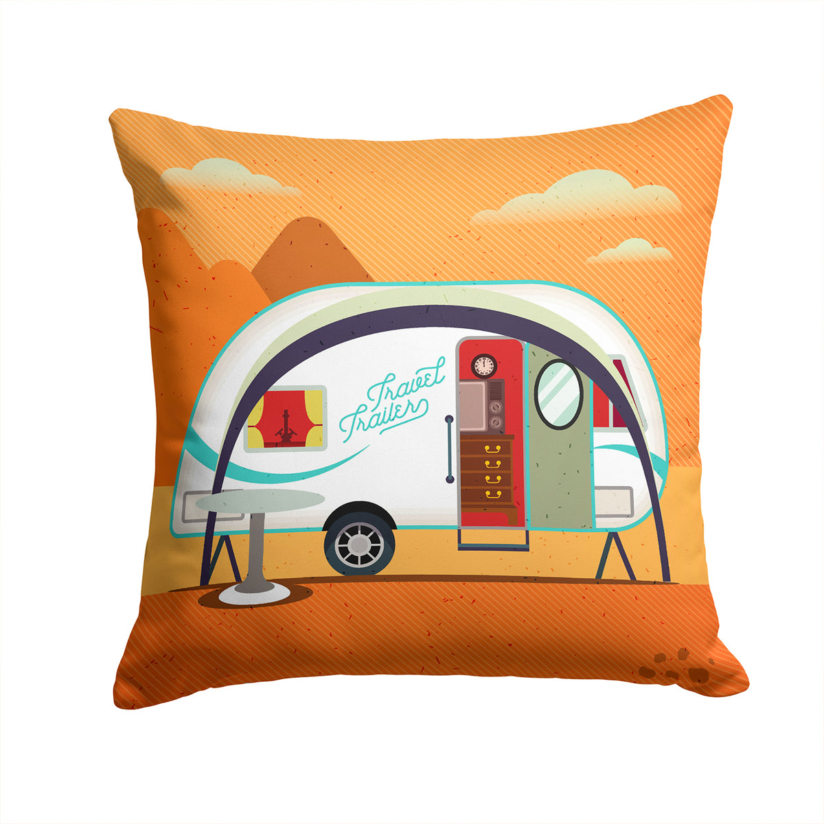 Greatest Adventure New Camper Fabric Decorative Pillow BB5480PW1414 - the-store.com