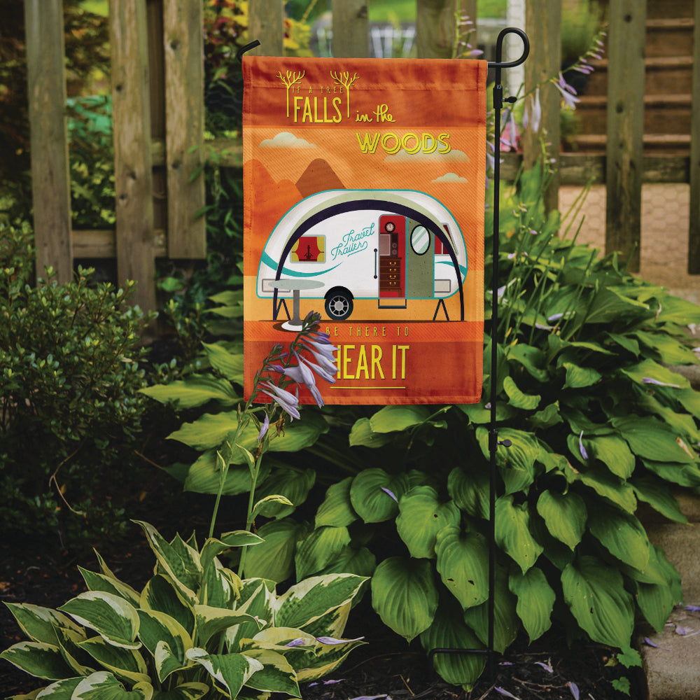 Be in the Woods New Camper Flag Garden Size BB5484GF  the-store.com.