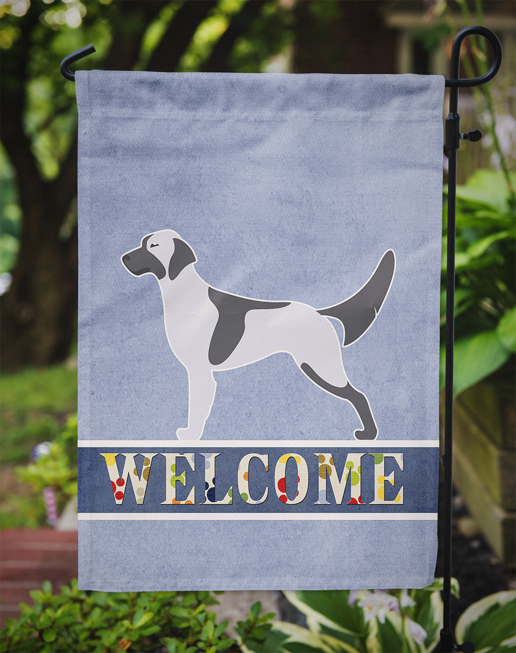 Caroline's Treasures English Setter Welcome Garden Flag - Outdoor Decorative Yard Flag BB5485GF
