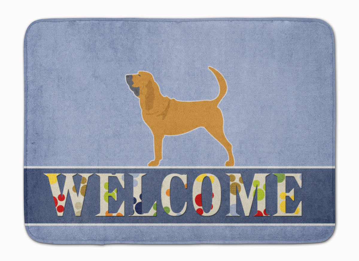 Bloodhound Welcome Machine Washable Memory Foam Mat BB5488RUG - the-store.com