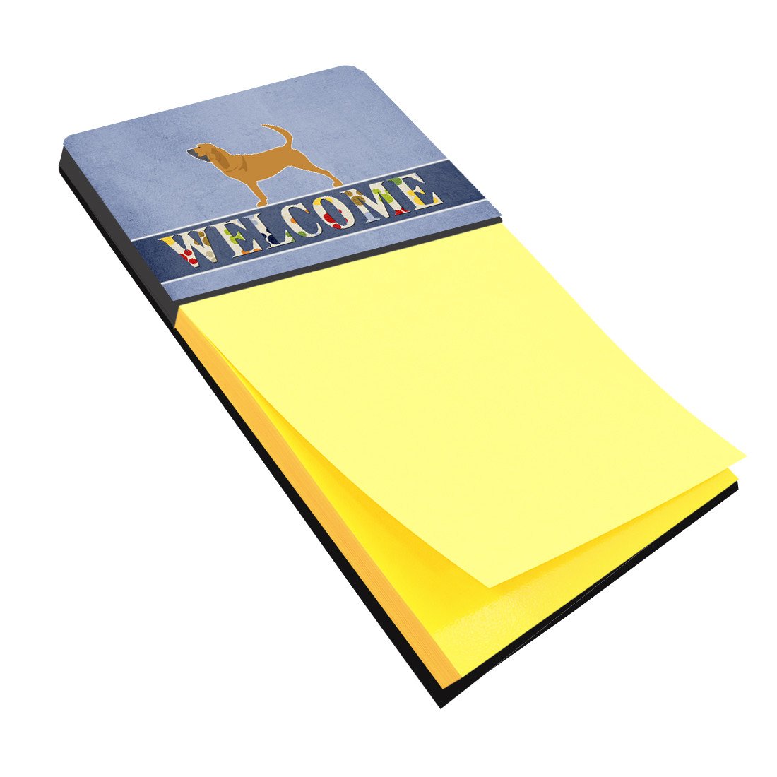 Bloodhound Welcome Sticky Note Holder BB5488SN by Caroline's Treasures
