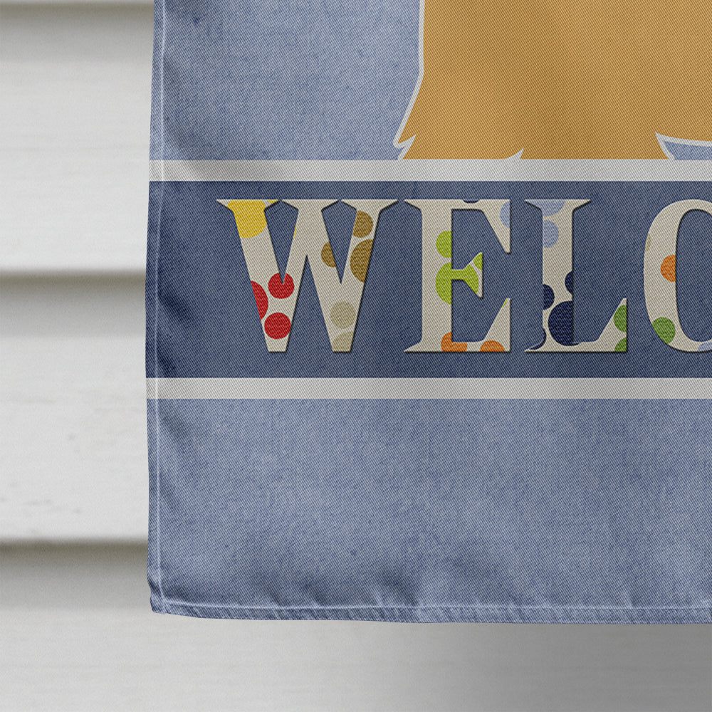 Cocker Spaniel Welcome Flag Canvas House Size BB5490CHF  the-store.com.