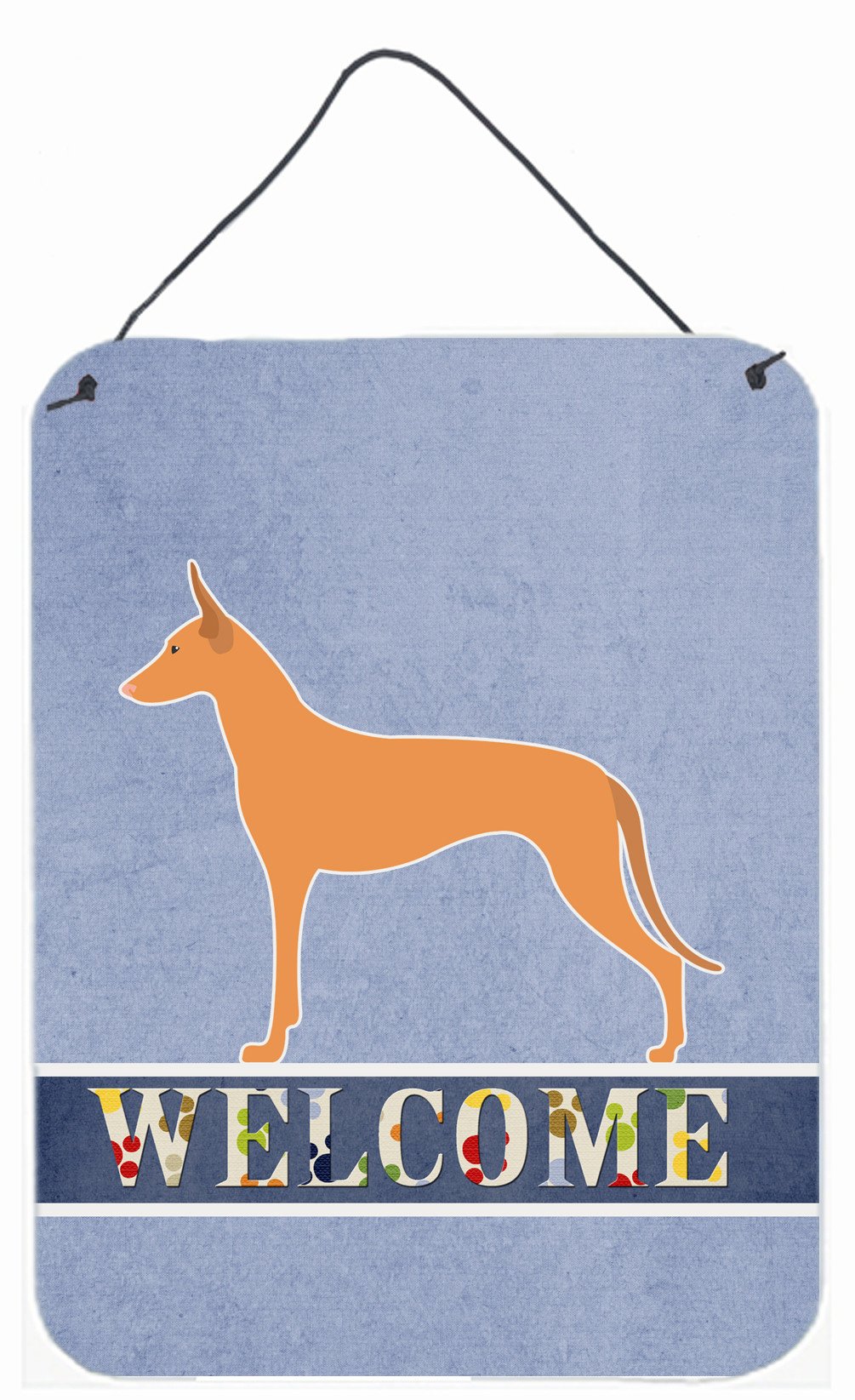 Pharaoh Hound Welcome Wall or Door Hanging Prints BB5492DS1216 by Caroline&#39;s Treasures