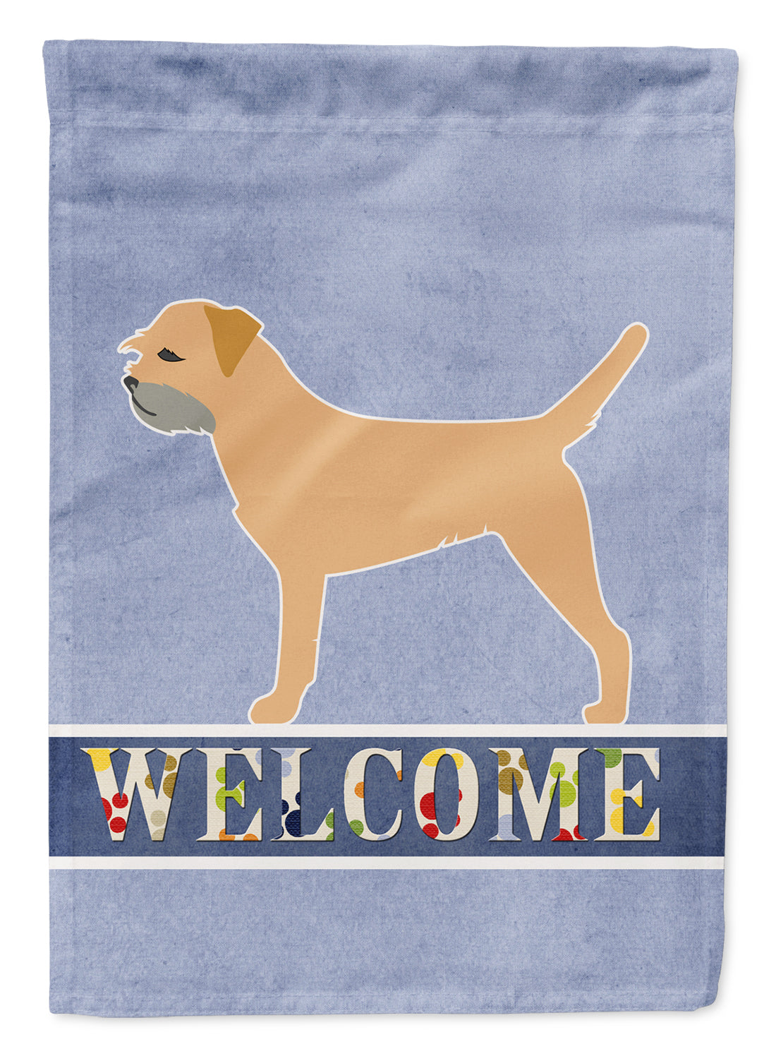 Border Terrier Welcome Flag Garden Size BB5493GF