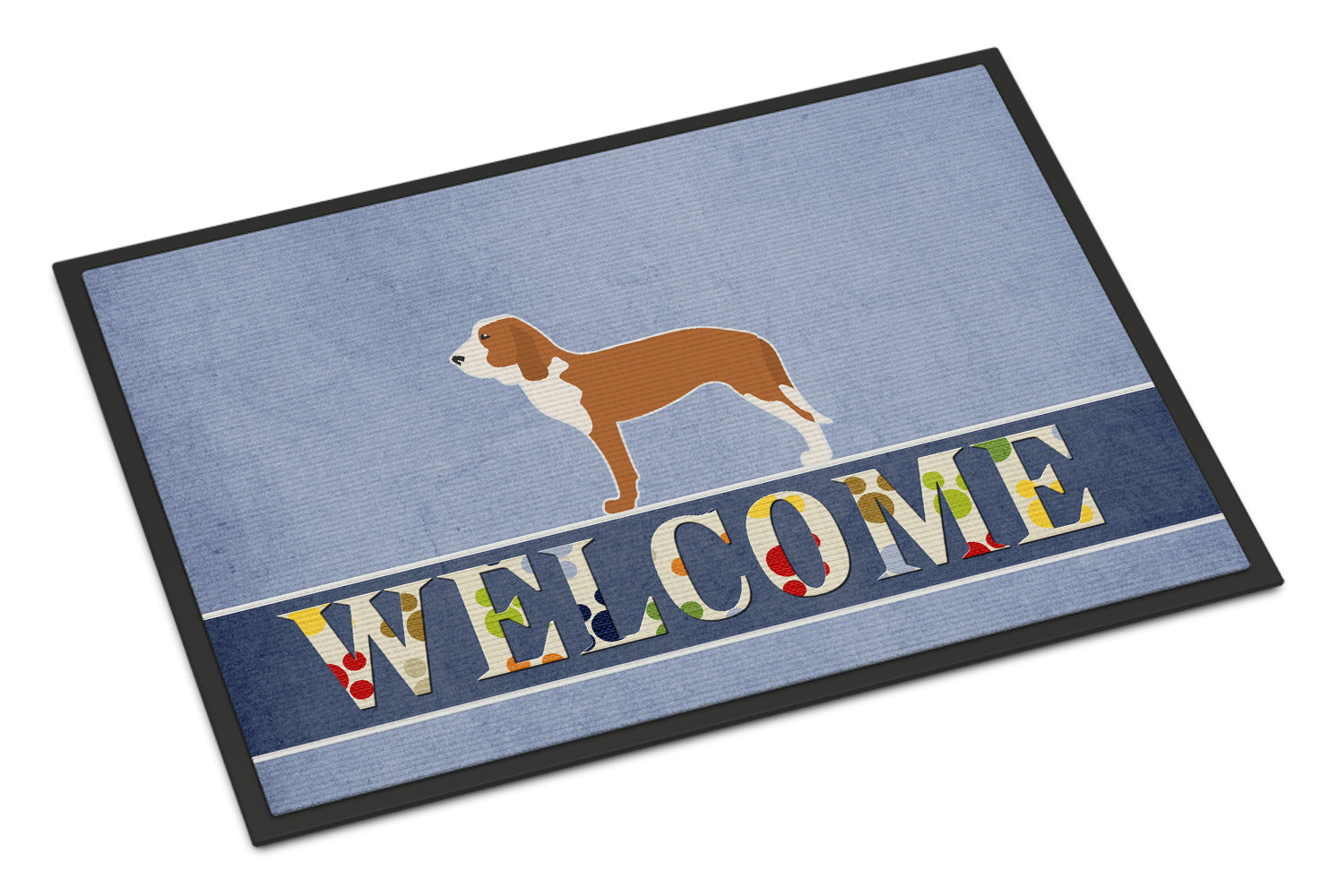 Spanish Hound Welcome Indoor or Outdoor Mat 18x27 BB5495MAT - the-store.com