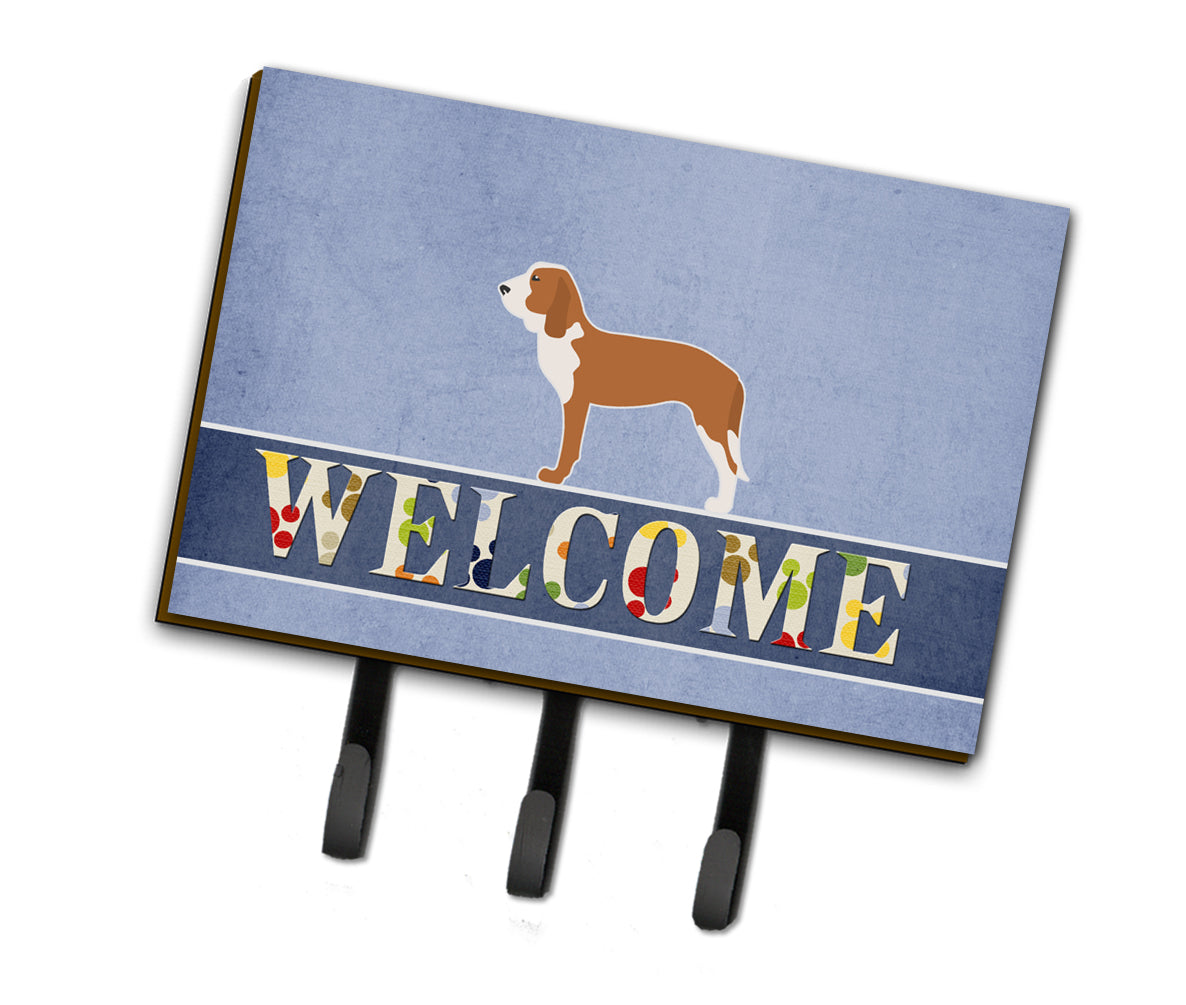Spanish Hound Welcome Leash or Key Holder BB5495TH68