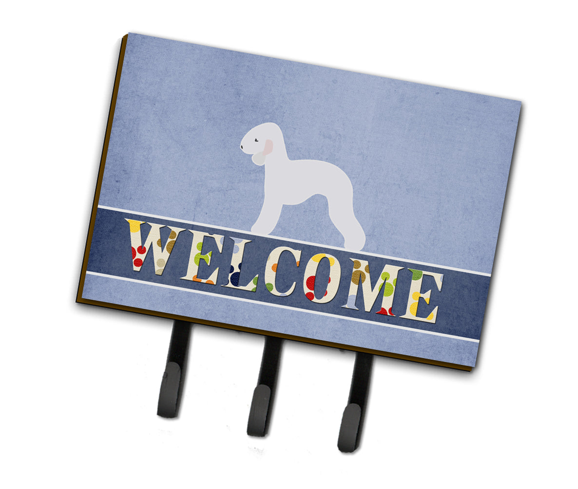 Bedlington Terrier Welcome Leash or Key Holder BB5498TH68  the-store.com.