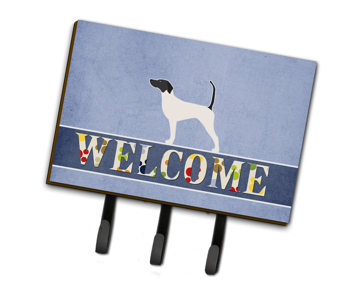 English Pointer Welcome Leash or Key Holder BB5499TH68