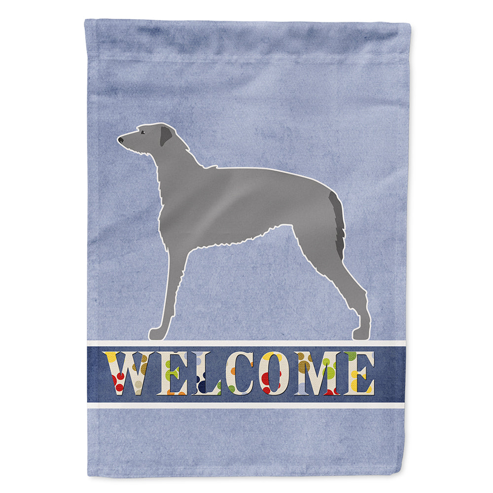 Scottish Deerhound Welcome Flag Canvas House Size BB5500CHF