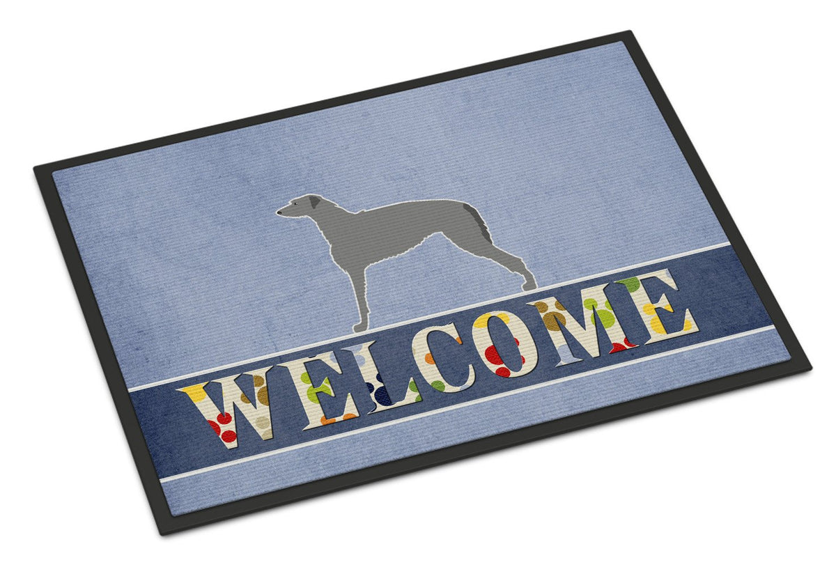 Scottish Deerhound Welcome Indoor or Outdoor Mat 24x36 BB5500JMAT by Caroline&#39;s Treasures