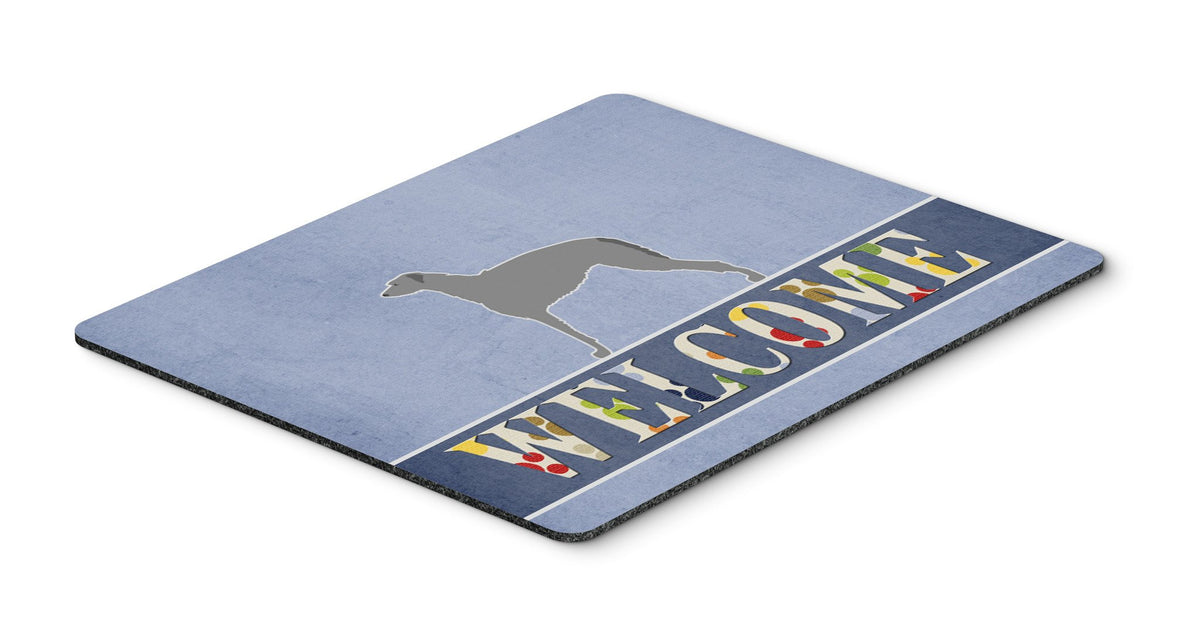 Scottish Deerhound Welcome Mouse Pad, Hot Pad or Trivet BB5500MP by Caroline&#39;s Treasures