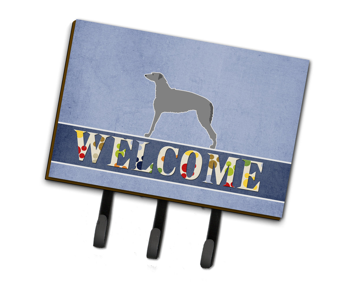 Scottish Deerhound Welcome Leash or Key Holder BB5500TH68